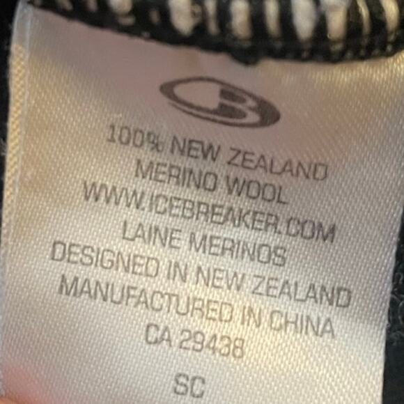 Icebreaker Merino Wool Bodyfit 1/4 Zip Pullover Sweater Size L Baselayer Outdoor - Picture 6 of 7